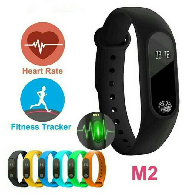Jam tanggan pintar smartwatch  M2 mi band 2 xiaomi