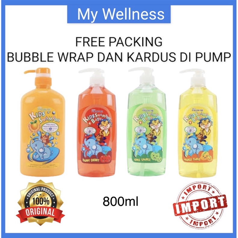 Follow Me Kids Shampoo With Honey and Vitamin E 800ml