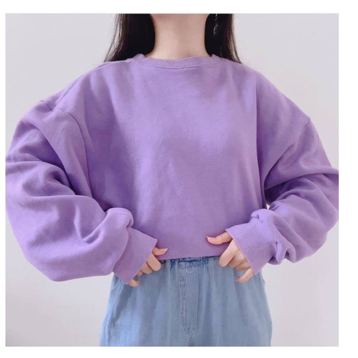 SWEATER WANITA CROP OVERSIZE  TEBAL TERBARU,