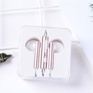 Ximivogue Earphone Stylish Comfotable Warna  Rose  Gold  