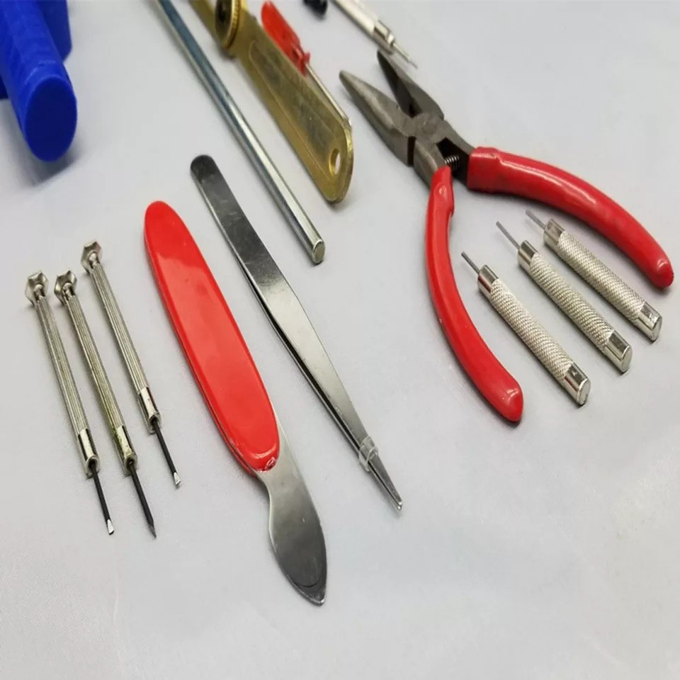 Alat Perbaikan Reparasi Jam Set 16 Pcs Clock Repair Tool Service Jam