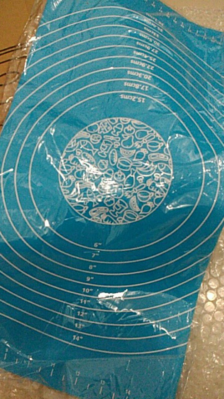 Non-stick Silicone Baking Rolling Mat, Cookies Rolling Pad With Measurement 65cm X 45cm