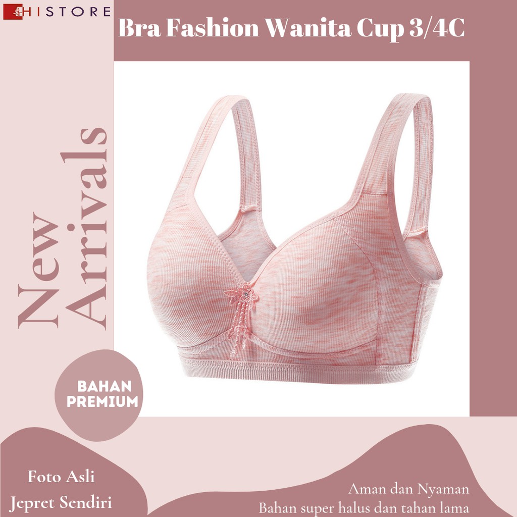 [HI] Bra BH FASHION CUP 3/4C Fashion Wanita Bra Premium Busa Tipis Tanpa Kawat Sangat Nyaman 5538