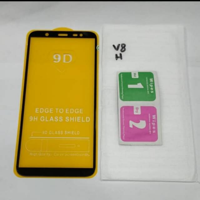 Tempered glass full VIVO V8 kaca gorila glass full 5D mantap