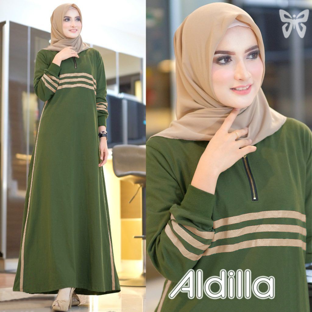 HOPYLOVY - Gamis Wanita Casual Aldilla List