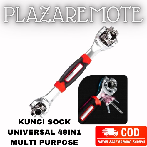 KUNCI SOCKET PAS MAGIC WRENCH UNIVERSAL MULTIFUNGSI WRENCH 48 IN 1