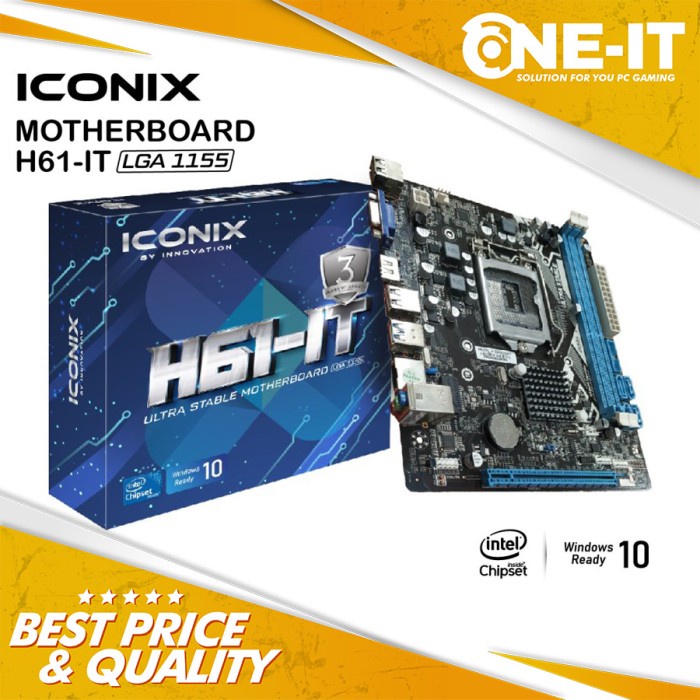 Motherboard Iconix H61-IT Intel LGA 1155