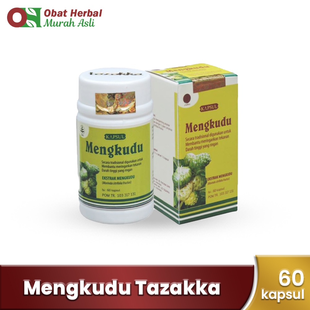 Herbal Darah Tinggi Kapsul Ekstrak Mengkudu Tazakka 60 Kpsl