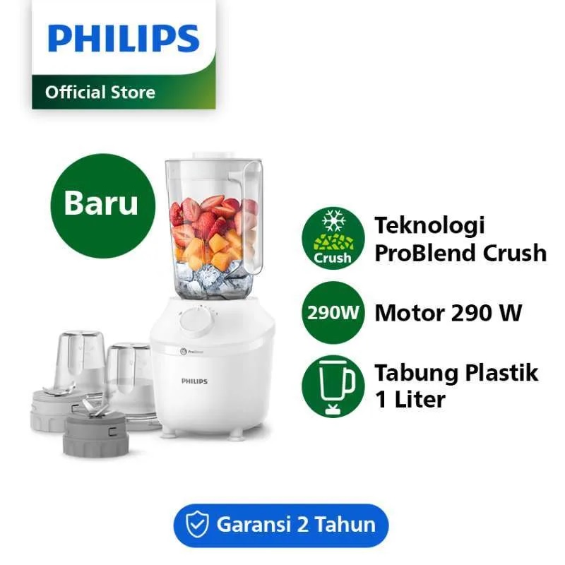 PHILIPS BLENDER HR2042-HR-2042 GELAS PLASTIK KAPASITAS 1 LITER ORIGINAL