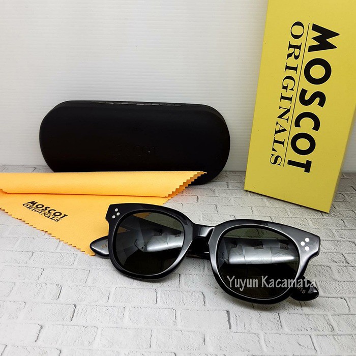 Kacamata Sunglasess Hitam Moscot Vilda Fullset Polarized