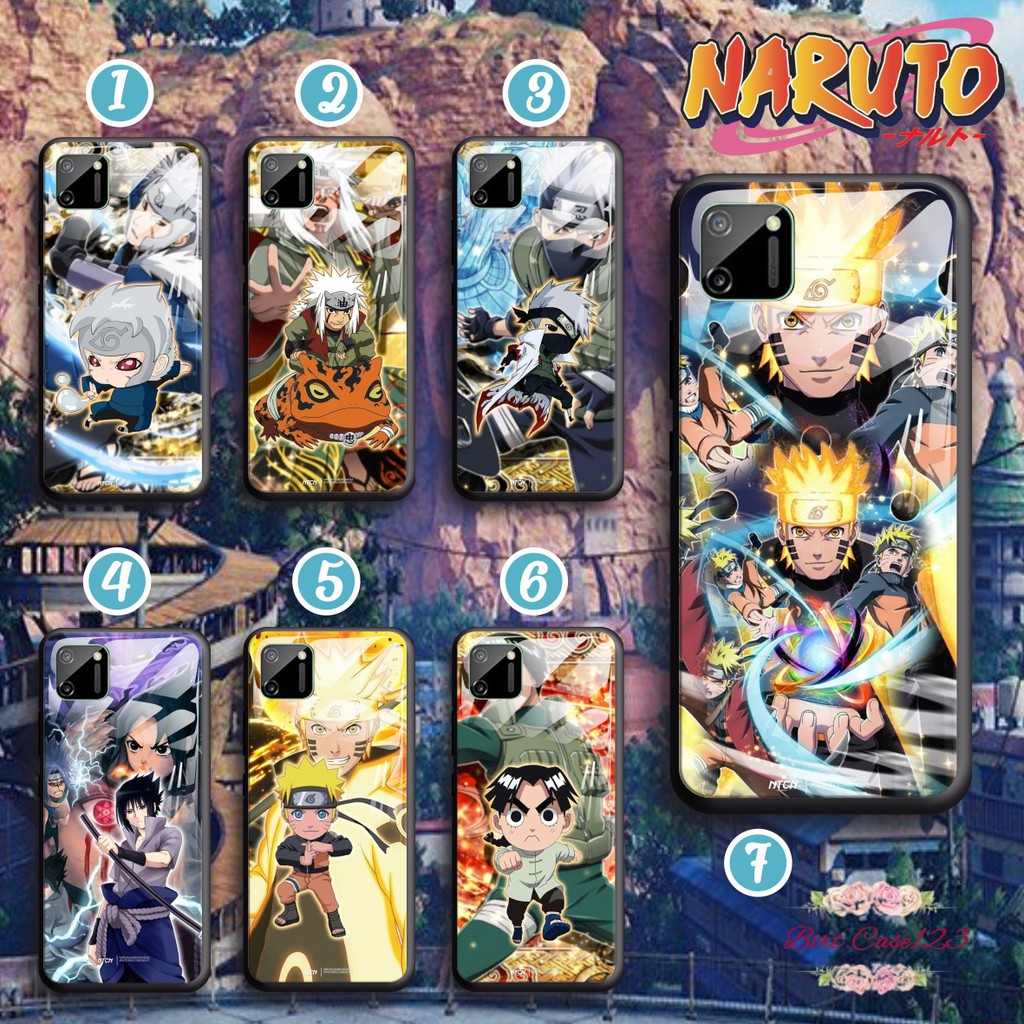 Softcase Back Case Glass Kaca NARUTO Oppo A33W A37 A39 A71 A83 F1+ F1S F3 F3+ F5 F7 Youth BC5505