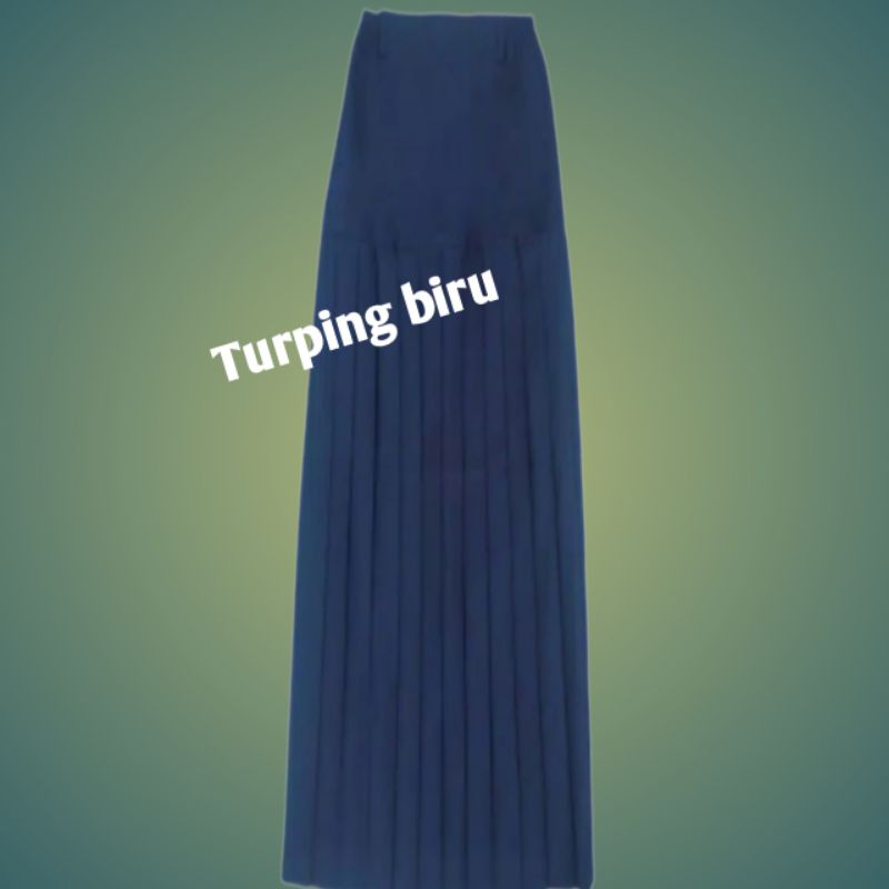 Rok Plisir turun pinggang karet SMP/SMA