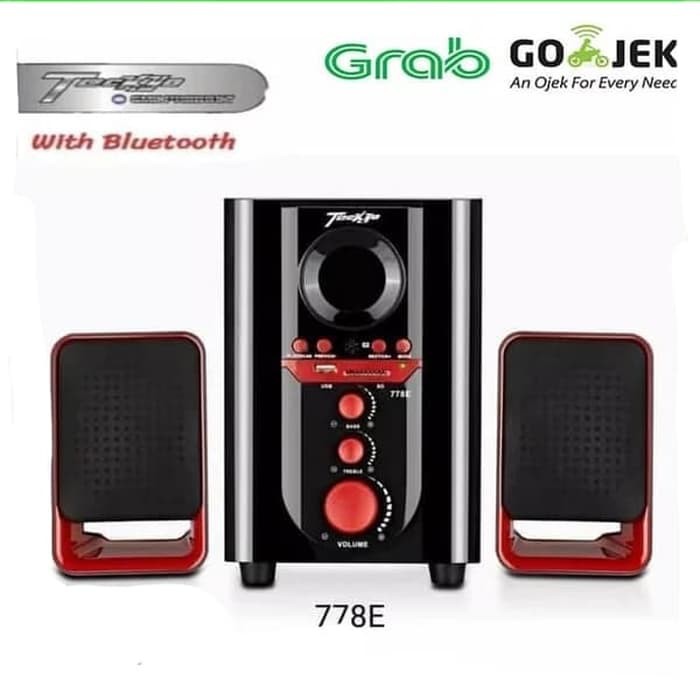 Speaker Aktif GMC Teckyo 778E Speaker Bluetooth Super Woofer BASS Garansi Resmi