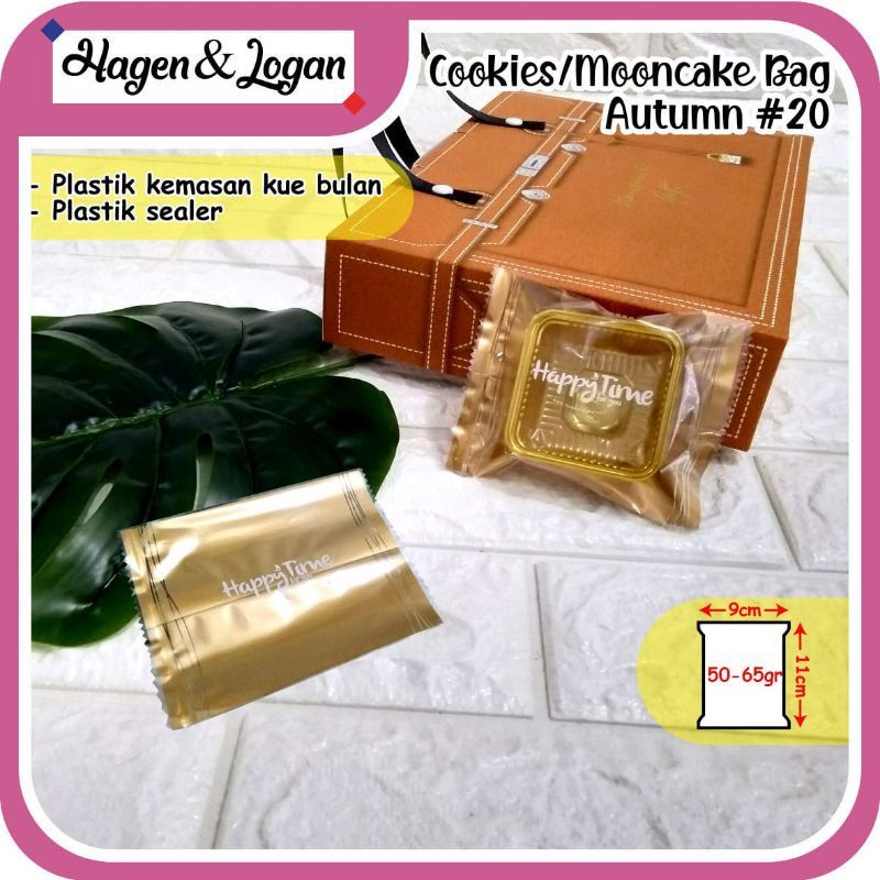 PLASTIK MOONCAKE / COOKIES ISI KURLEB 100 PCS - AUTUMN 20