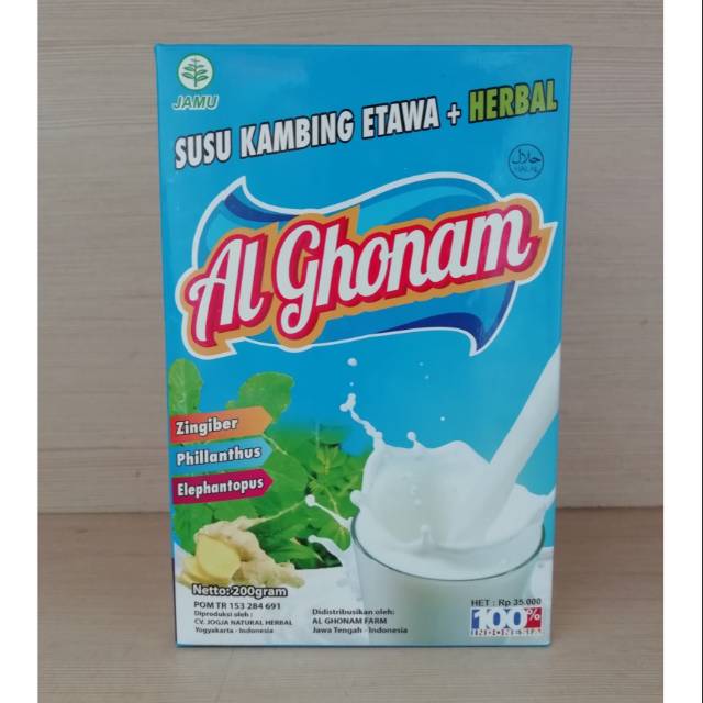 

SUSU KAMBING ETAWA + HERBAL AL-GHONAM