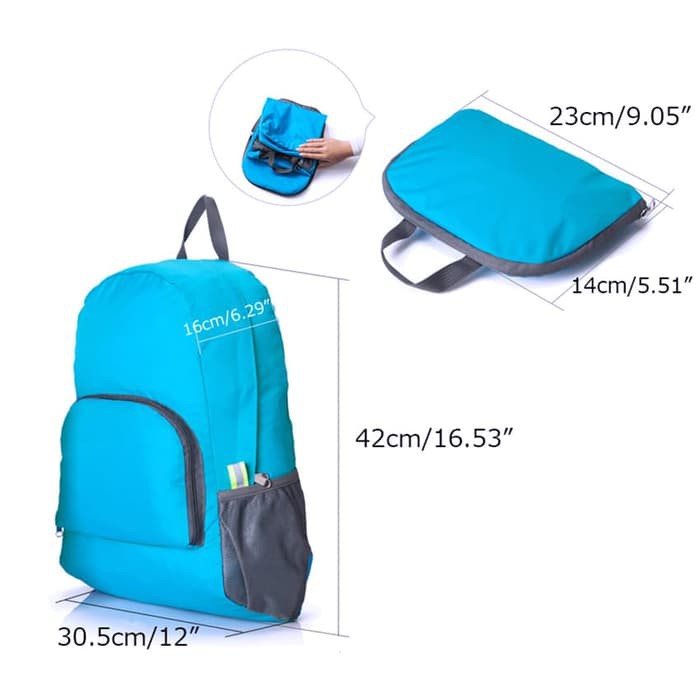 Foldable Backpack / Travel / Tas Punggung Lipat / Ransel Traveling