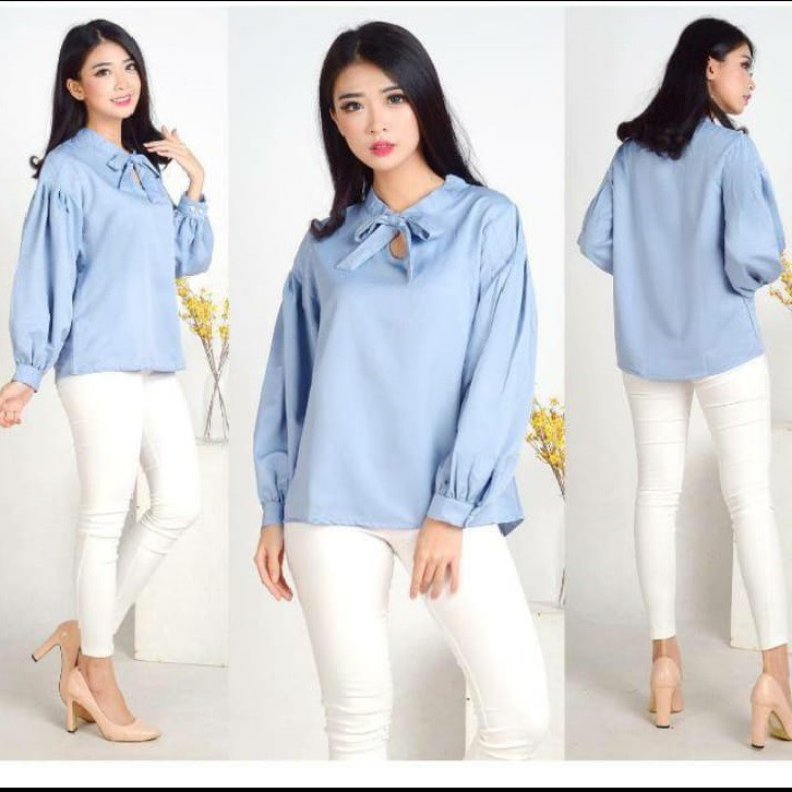 Baju Atasan Wanita Terbaru/Baju Lebaran Lindy Blouse