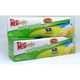 

MEG Keju serbaguna 2 KG keju cheddar