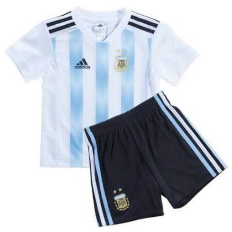 JERSEY BOLA KIDS ARGENTINA ANAK HOME COPA AMERICA 2019 Grade Ori