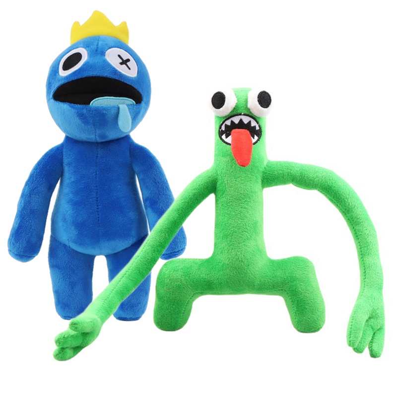 Mainan Boneka Stuffed Plush Karakter Game Rainbow Friends Blue Monster 2022 Untuk Hadiah Anak