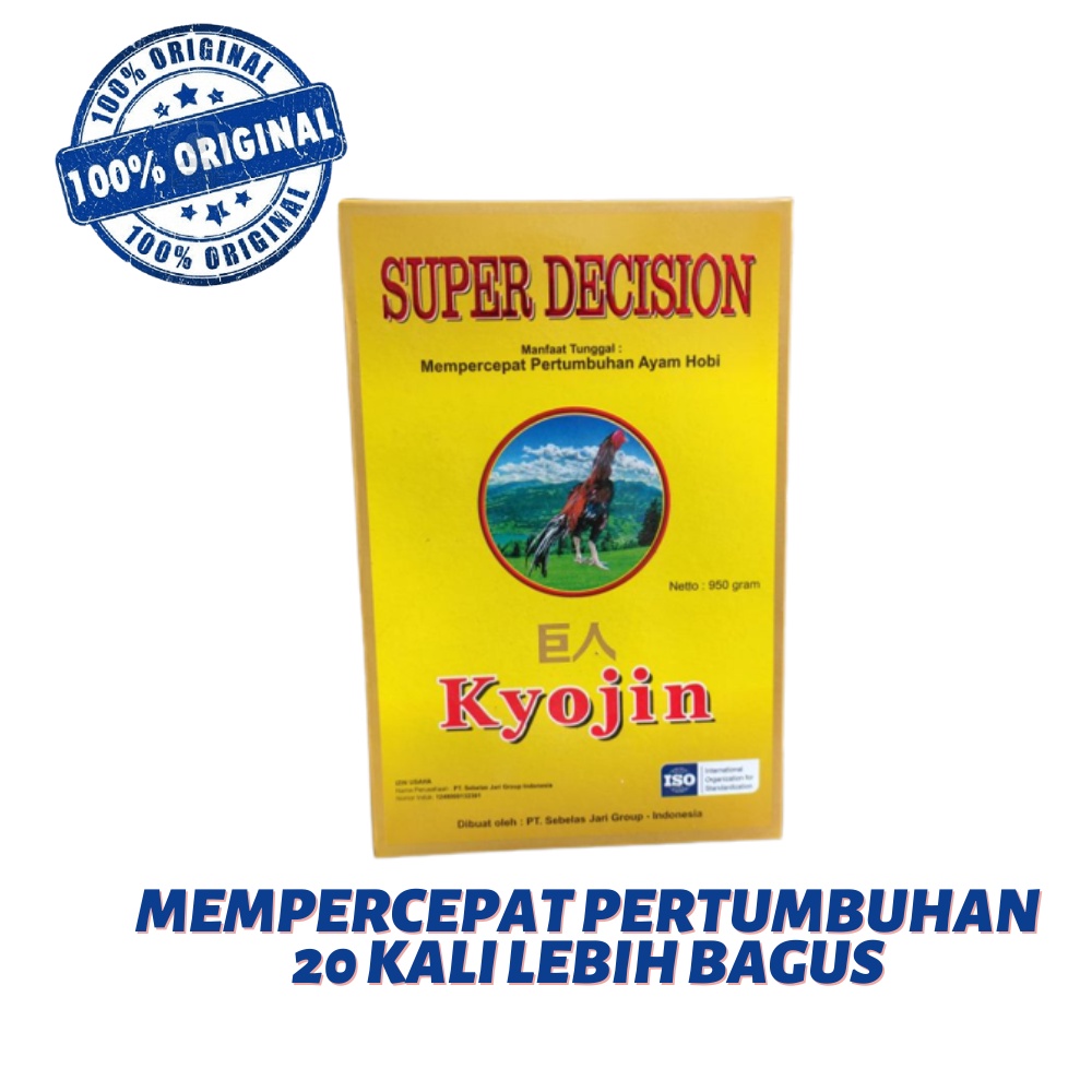 Kyojin SUPER DICISION - 20 kali mempercepat pertumbuhan lebih bagus