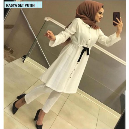 RASYA SET Baju Setelan Wanita Dewasa Kekinian Murah Fashion Muslim Baju Stelan Wanita Terbaru 2021