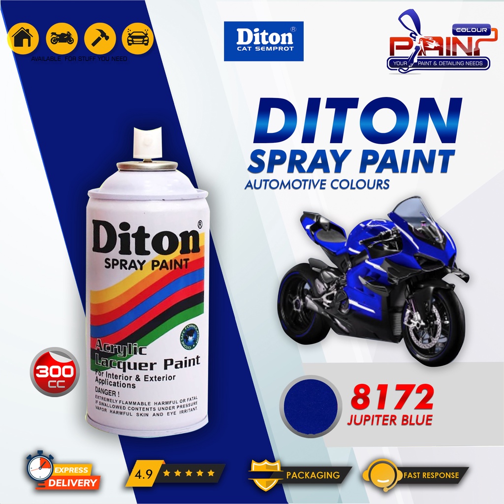 Diton 8172 Jupiter Blue Cat Semprot/Pylox/Samurai Motor/Helm/Gundam