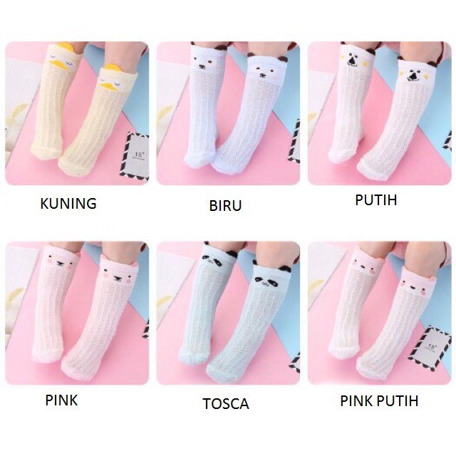 SHABRINA_FASHION KAOS KAKI PANJANG ANAK BAYI IMPORT / KAOS KAKI BABY KIDS SOCKS