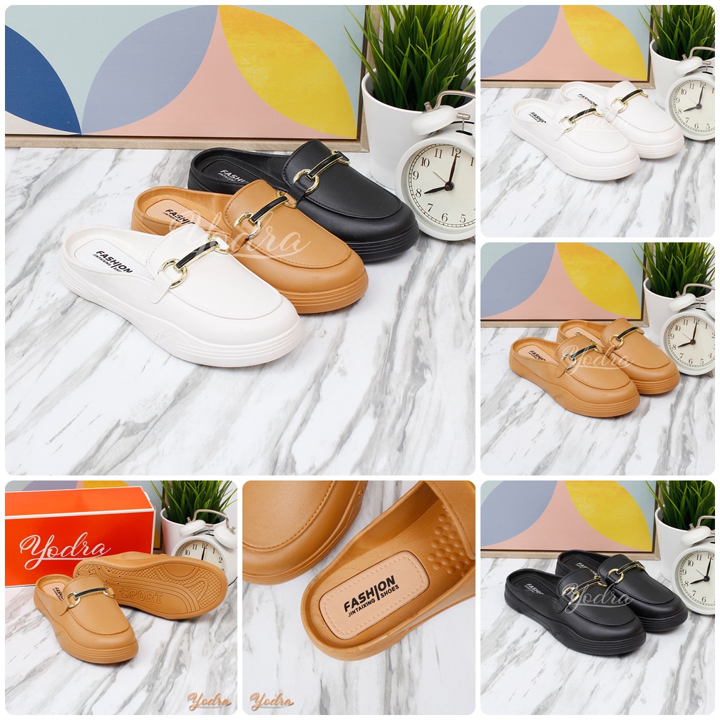 Yodra Margot Flat Jelly Shoes Import YDR230 Real Pict