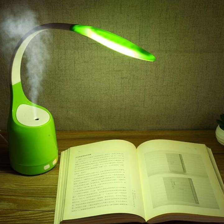 USB Portable Flexible LED Desk Lamp Humidifier - 3 Level Brightness - 160ml