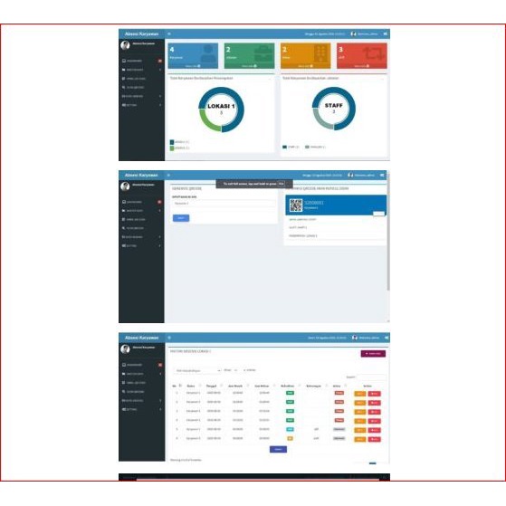 Aplikasi Absensi Karyawan Online Menggunakan Qr Code Source Code Free
