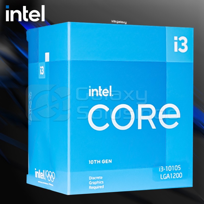 Intel Core i3-10105 4 Cores 8 Threads 4.3Ghz Comet Lake Processor