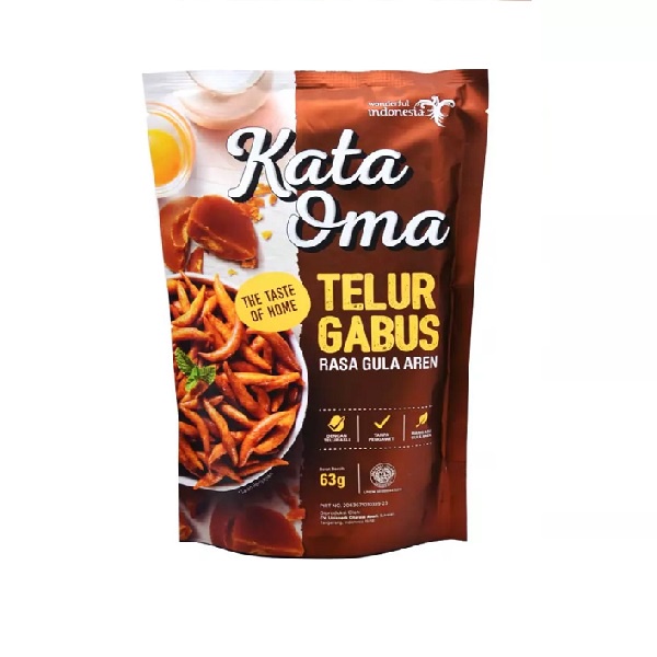 

KATA OMA TELUR GABUS GULA AREN POUCH 63 GR