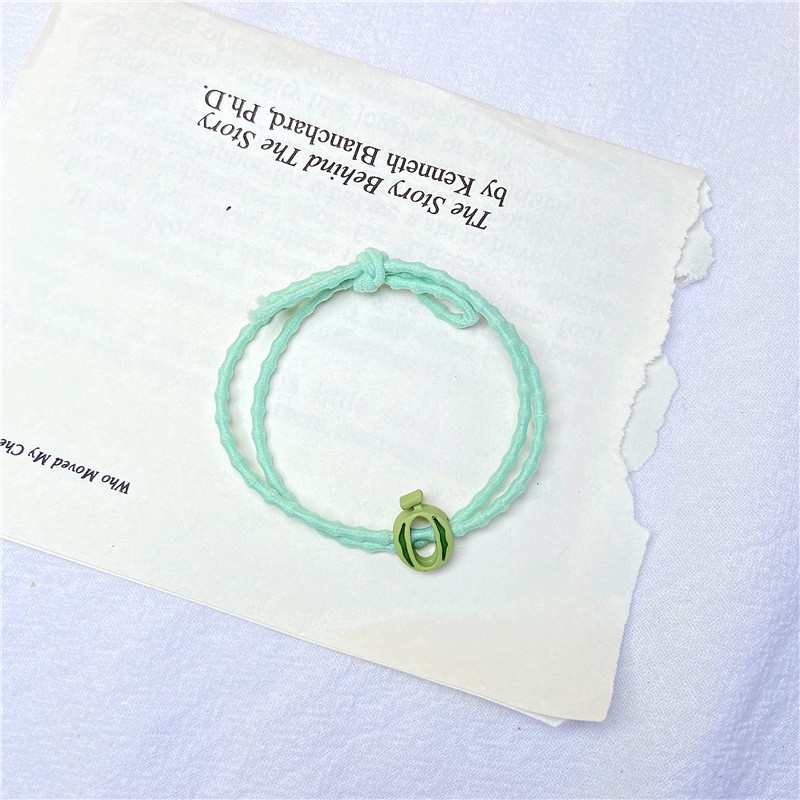 OSM - F927 Ikat Rambut Model Buah / Karet Rambut Fashion / Kuncir Rambut Wanita / Fruit Hair Tie-Semangka