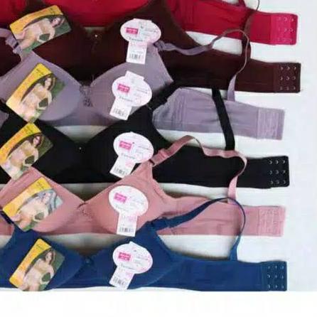 ✵ BH JUPE BUSA TANPA KAWAT KANCING 3 CUP BESAR / UK 36 38 40 42 44 46 ♙