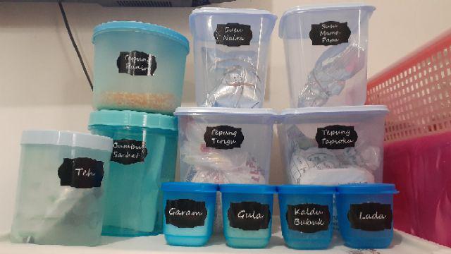 [ Bisa Cod ] Stiker Nama Bumbu Dapur Part 1✨