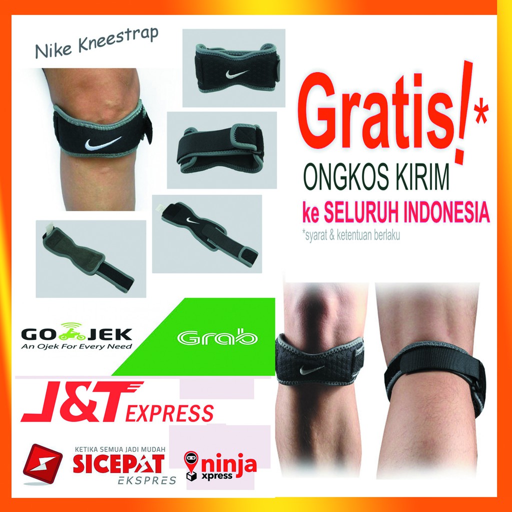 NIKE KNEE STRAP / NIKE KNEE GUARD / NIKE KNEE SUPPORT / NIKE PATTELA BAND / PELINDUNG LUTUT NIKE
