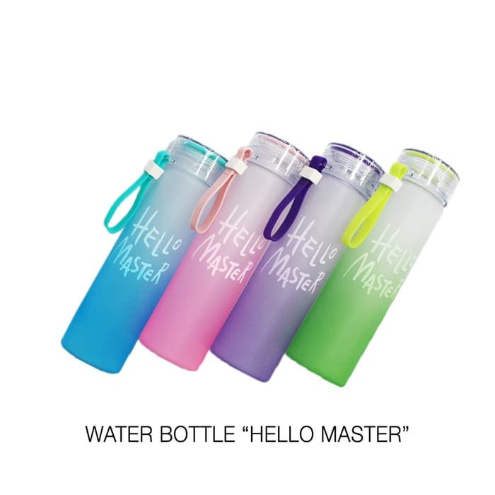 Water Bottle Hello Master / Botol Minum 500ML Hello Master No Punch