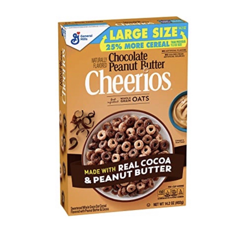 

General mill's cheerios chocolate peanut butter 402 gr