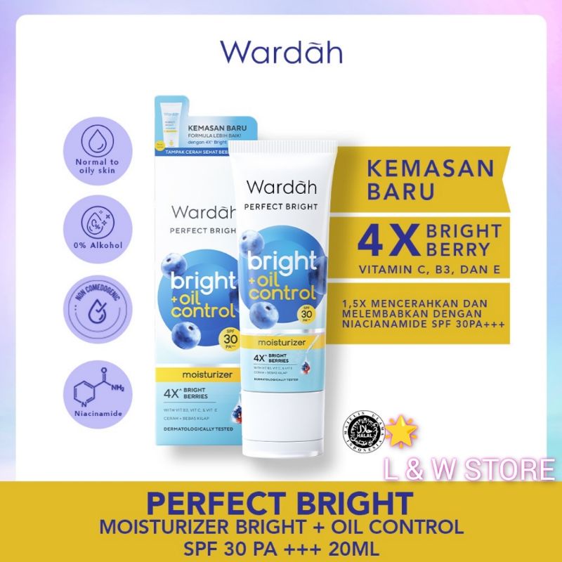 Wardah Perfect Bright Moisturizer SPF 30