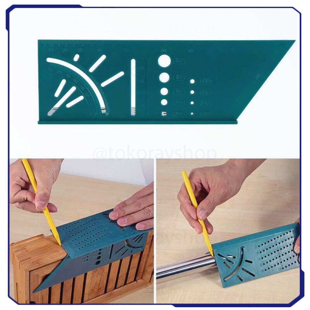 

Penggaris Mark Line Gauge T-Type Ruler 90 Degree - HK3D
