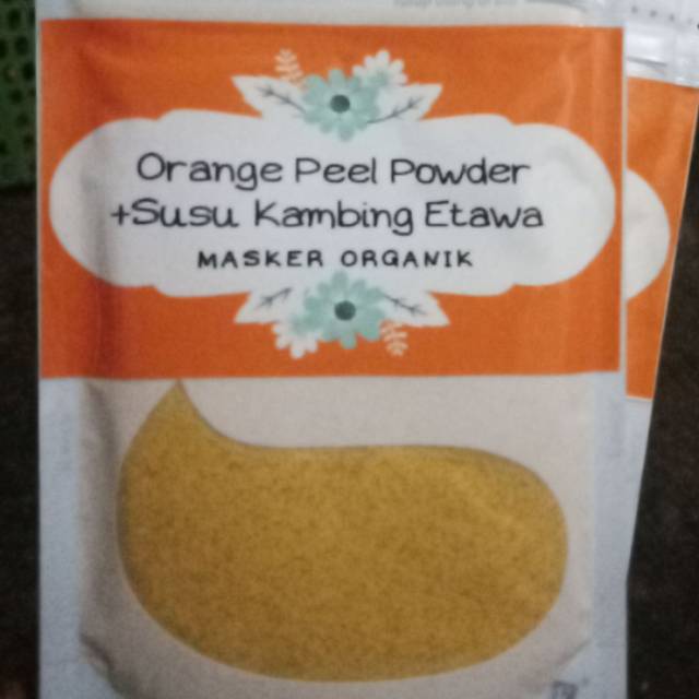 Masker Orange peel powder