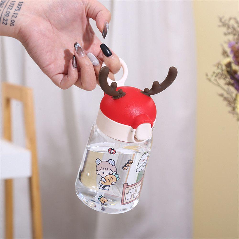 Solighter Botol Air Minum Olahraga 400ML Portable Cartoon Water Cup