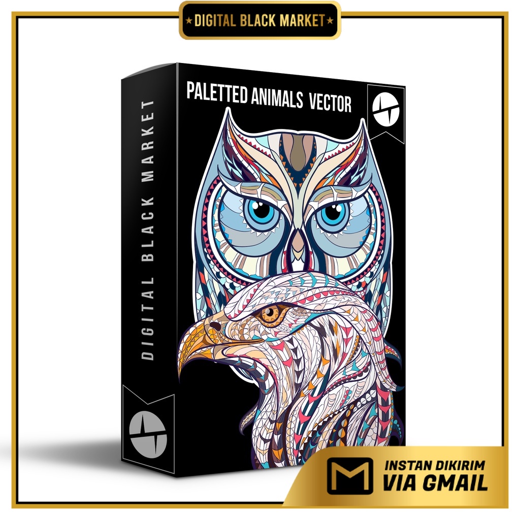 Paletted Animals  Vector - Coreldraw