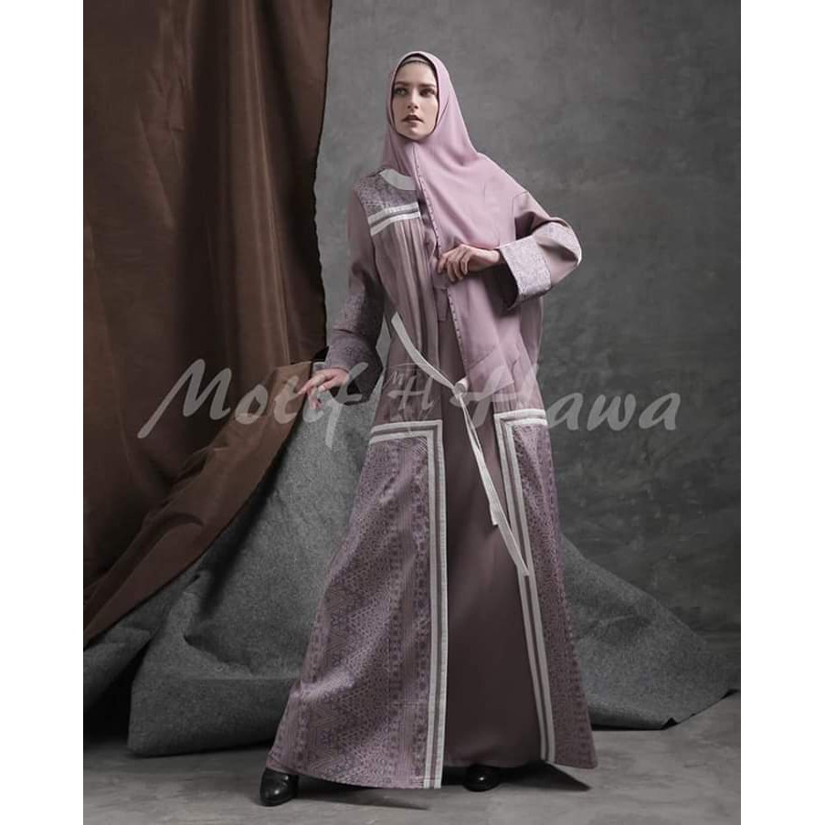 Gamos Etnik Syari Lavender By Motif Hawa