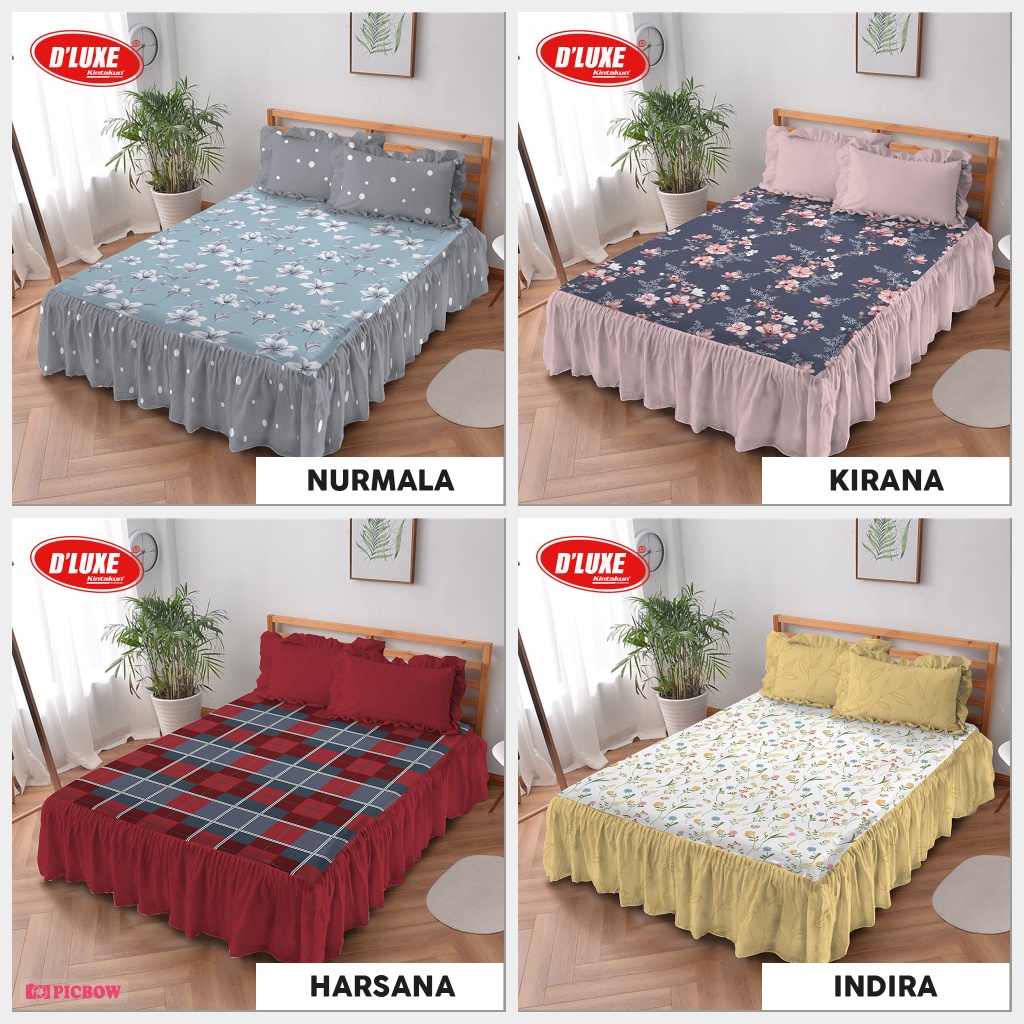 Sprei Rumbai Kintakun D'luxe Ukuran 180 x 200 ( King / No.1)