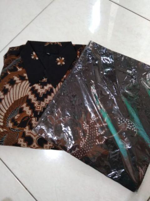Giandra Kemeja Batik Pria Eksklusif Kemeja Batik Lengan Pendek Lapis Furing Atasan Batik Pria By Gba
