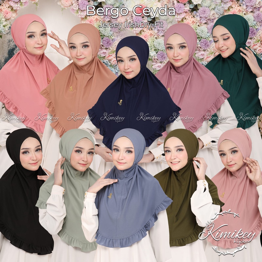 Jilbab Instan Rempel Non Pad Ceyda By Kimikey