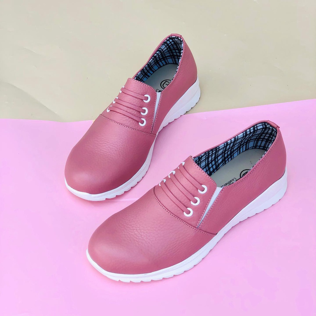 Sepatu Kulit Wanita / Sepatu Papirut Asli Garut Sukaregang