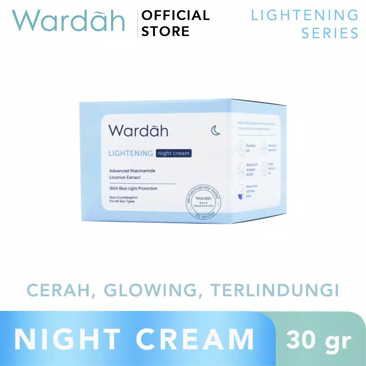 Wardah Lightening  Night Cream 30g